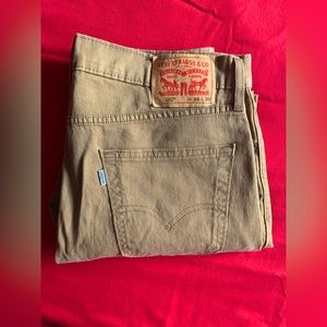 LEVI STRAUSS Men 502 Regular Taper Stretch Cotton Denim Jeans - 34x30 brown